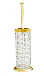Изображение товара Ершик для унитаза Boheme Chiaro 10519 хрусталь и золото напольный ретро стиль