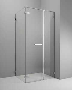 Изображение товара Душевой уголок Radaway Arta KDS II R, 90 x 90 см, стекло прозрачное, профиль хром+, правосторонний с левой дверью