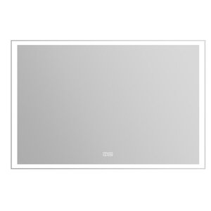 Изображение товара Зеркало BelBagno 90 x 60 см со встроенным светильником, сенсорным выключателем и подогревом, SPC-GRT-900-600-LED-TCH-WARM