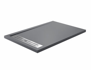 Изображение товара Душевой поддон WasserKRAFT Wiese 84T 84T06, 120 х 80 см, серый матовый