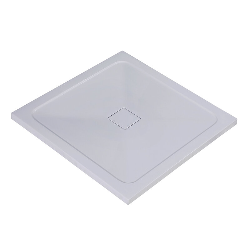 Изображение товара Душевой поддон WasserKRAFT Dinkel 58T 90x90 см низкий квадратный искусственный камень