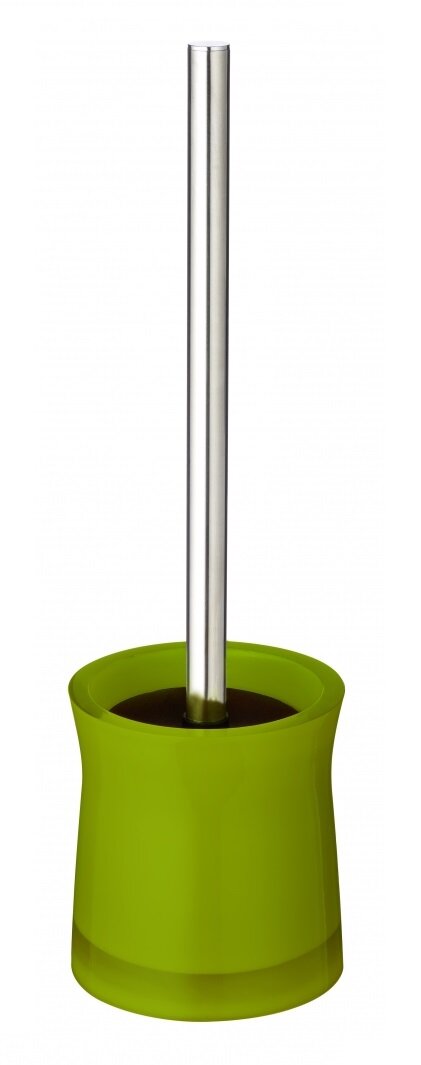 Изображение товара Ершик для унитаза Ridder Disco 2103405 зеленый напольный из нержавеющей стали и акрила