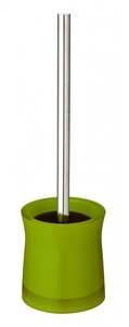 Изображение товара Ершик для унитаза Ridder Disco 2103405 зеленый напольный из нержавеющей стали и акрила