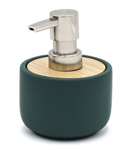 Изображение товара Дозатор жидкого мыла Ridder Fancy 2126505 темно-зеленый, 200 мл, круглый