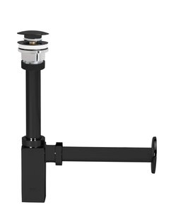 Изображение товара Сифон для раковины E.C.A., черный матовый, 102119055C1EX