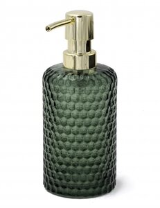 Изображение товара Дозатор жидкого мыла Ridder Sherine 2166505 темно-зеленый с золото 340 мл