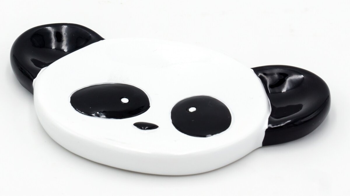 Изображение товара Мыльница Ridder Panda 2168300, белый, черный