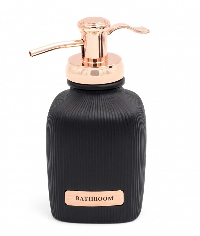 Изображение товара Ridder Kelsey 2242510 дозатор жидкого мыла черный с розовым золотом