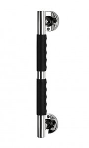 Изображение товара Поручень для ванны Ridder Ken M, с резиновой накладкой, хром, черный, А262410