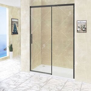 Изображение товара Душевая дверь RGW LE-12B, 34121211-14, 110 х 195 см, раздвижная, стекло прозрачное, черный