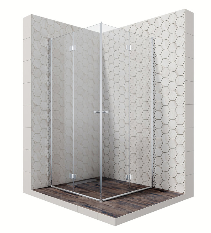 Изображение товара Душевой уголок Ambassador Diamond 90x90x200 см хром прозрачное стекло