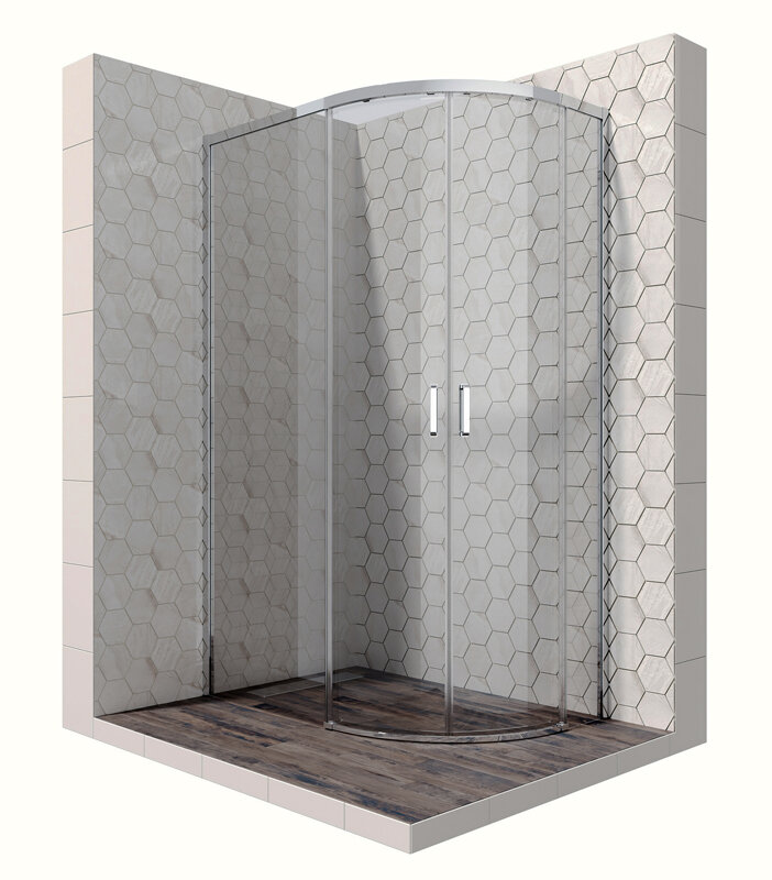 Изображение товара Душевой уголок Ambassador Queen 11011103L/R 120x80 см, хром