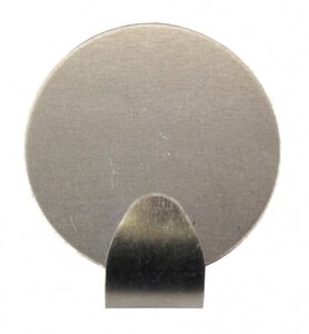 Изображение товара Крючок Ridder самоклеящийся, круглый, 2 шт., хром, 13180300