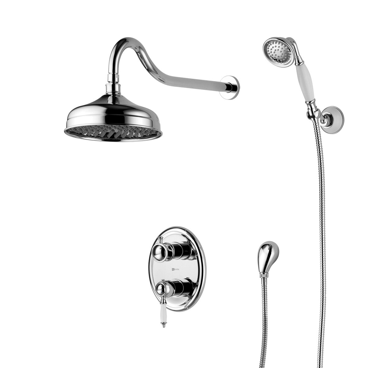 Изображение товара Душевая система Lemark Villa LM4829C с верхним душем и хромовым покрытием