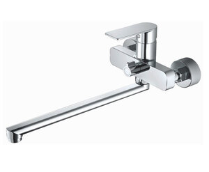 Изображение товара Смеситель для ванны и душа Haiba с длинным изливом, хром, HB22617