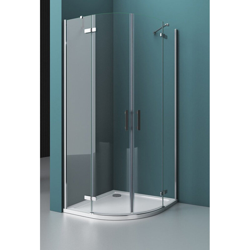 Изображение товара Душевой уголок BelBagno Kraft, 90 х 90 х 195 см, стекло прозрачное, профиль хром, KRAFT-R-2-90-C-Cr Изображение товара Душевой уголок BelBagno Kraft, 90 х 90 х 195 см, стекло прозрачное, профиль хром, KRAFT-R-2-90-C-Cr