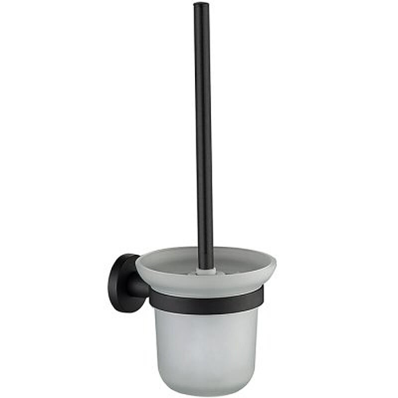 Изображение товара Ершик для унитаза с держателем Haiba HB8710 настенный черный и белый
