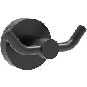 Изображение товара Двойной настенный крючок Haiba HB8705-2 черный из сплава металлов