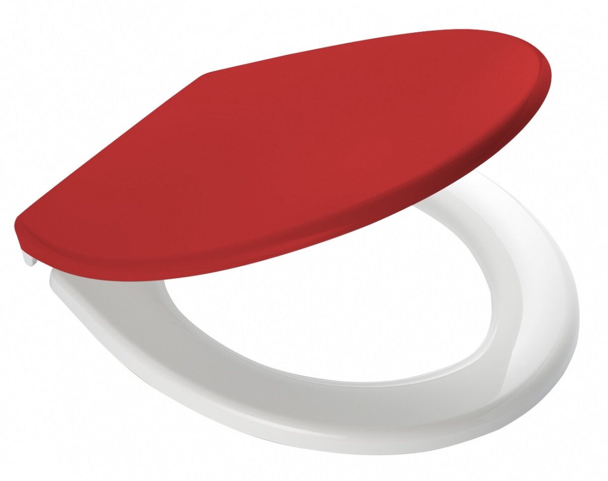 Изображение товара Крышка-сиденье Ridder Miami с микролифтом, округлая, красная