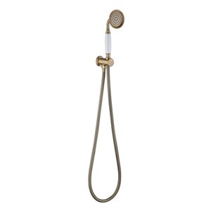 Изображение товара Душевой гарнитур Caprigo Parts кронштейн/штуцер, душевая лейка, бронза, 99-562-vot, 1 режим струи (УК044729)