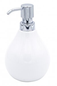 Изображение товара Дозатор жидкого мыла Ridder Belly 2115501 белый круглый 440 мл