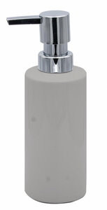 Изображение товара Дозатор жидкого мыла Ridder Pure 2125507, серый, качественный фарфор и пластик