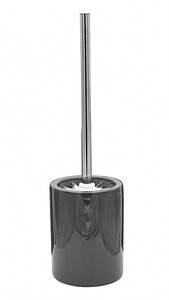 Изображение товара Ершик для унитаза Ridder Lidia черный 2129407 напольный с нержавеющей сталью и керамикой