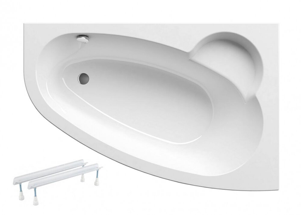 Изображение товара Акриловая ванна Ravak Asymmetric 170x110 см угловая белая без гидромассажа