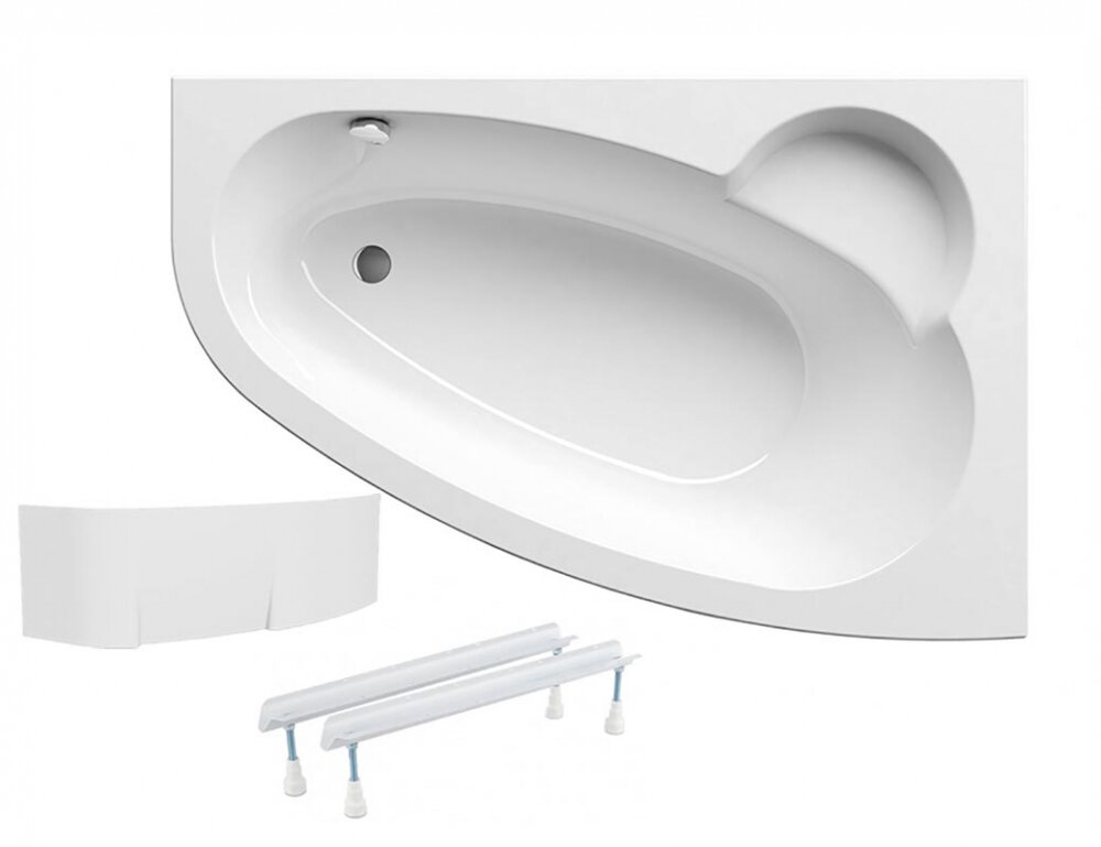 Изображение товара Акриловая ванна Ravak Asymmetric 170x110 см с фронтальной панелью, правая