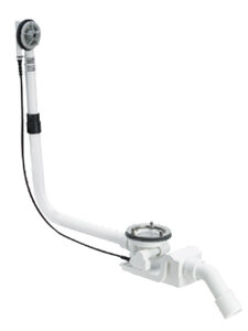 Изображение товара Слив-перелив Bette Rotaplex R5, удлиненный, диаметр 90 мм, B608-000 полуавтомат, белый