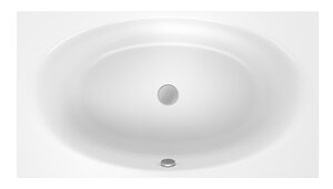 Изображение товара Ванна стальная Bette Eve Glasur Plus 180 x 100 x 45 см, с шумоизоляцией, для удлиненного слива-перелива, 6042-000 PLUS