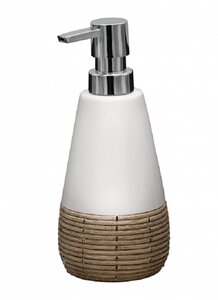 Изображение товара Дозатор жидкого мыла Ridder Safari 2151501, белый, объем 340 мл, свободностоящий