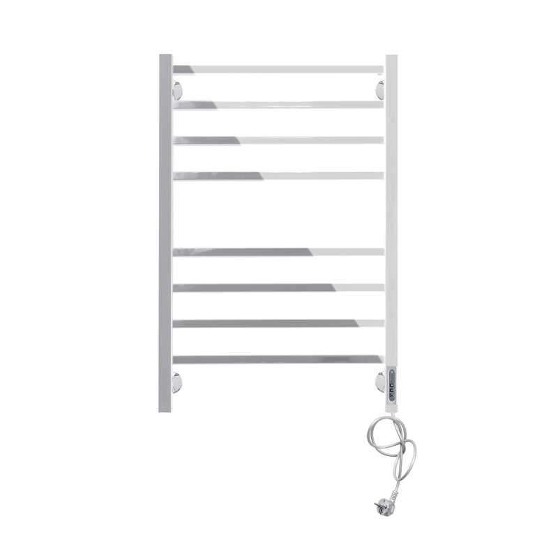 Изображение товара Электрический полотенцесушитель Domoterm Квадро П8 50x80 хром нержавеющая сталь