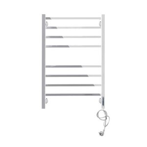 Изображение товара Электрический полотенцесушитель Domoterm Квадро П8 50x80 хром нержавеющая сталь