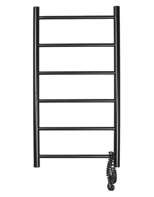 Изображение товара Электрический полотенцесушитель Domoterm Аврора DMT 109-6 40x80 ЧРН EKR черный матовый