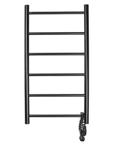 Изображение товара Электрический полотенцесушитель Domoterm Аврора DMT 109-6 40x80 ЧРН EKR черный матовый