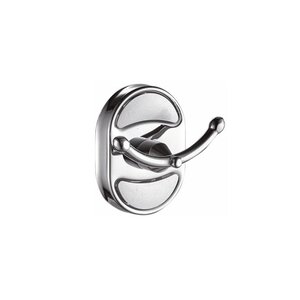 Изображение товара Двойной хромированный крючок Haiba HB1905-2 настенный надежное крепление стильный дизайн