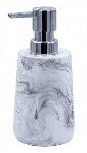 Изображение товара Дозатор жидкого мыла Ridder Toscana 220 мл белый мрамор, свободностоящий