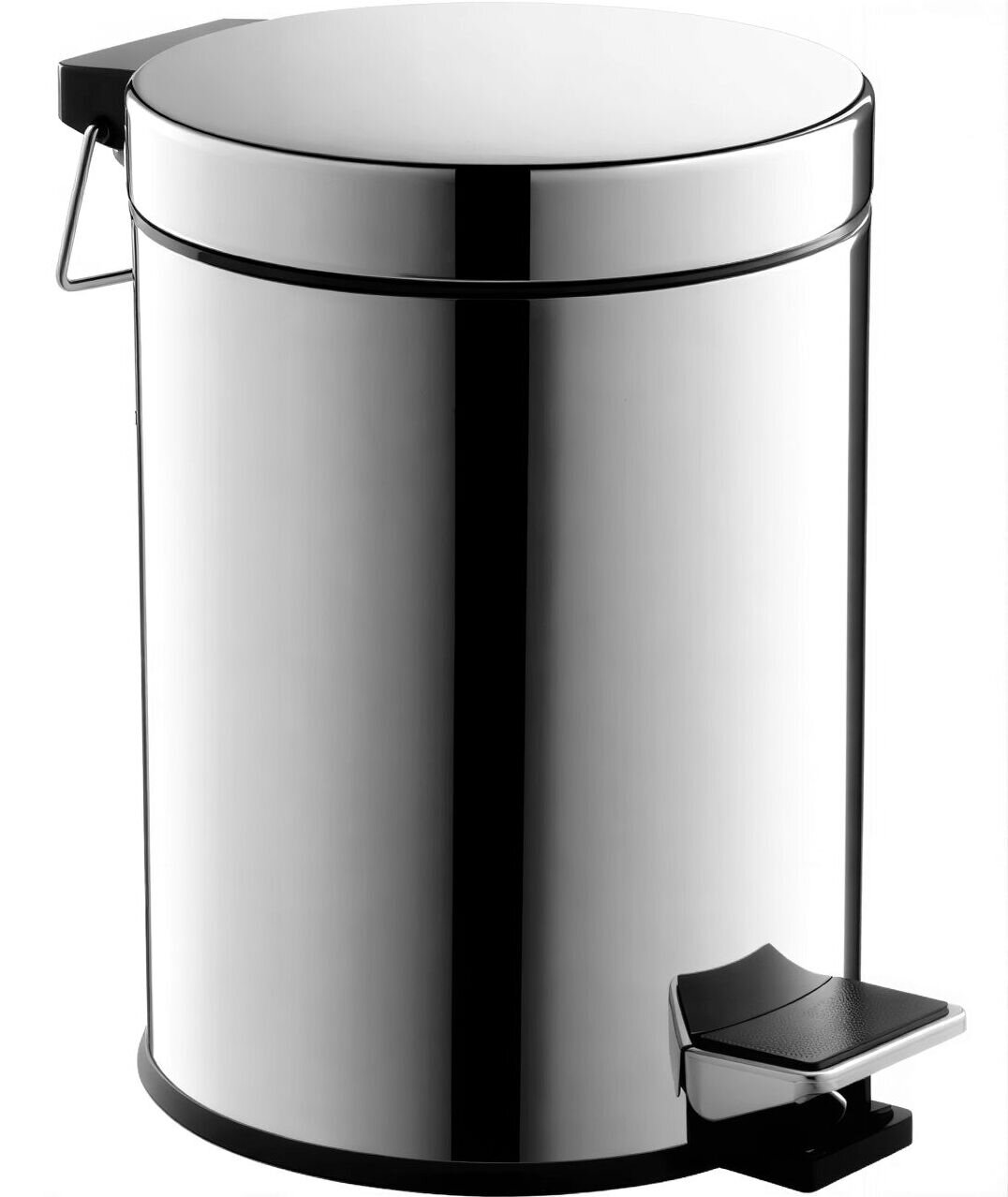 Изображение товара Корзина Haiba HB701 с педалью, 3 л, хром Изображение товара Корзина Haiba HB701 с педалью, 3 л, хром