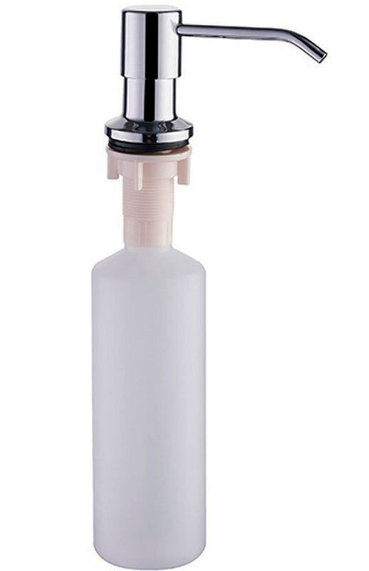 Изображение товара Дозатор встраиваемый для кухонной мойки Haiba 180 мл хром белый HB403