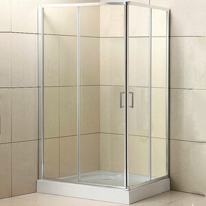 Изображение товара Душевой уголок BelBagno UNO-195, UNO-195-AH-2-90/70-C-Cr, 90 х 70 х 195 см, стекло прозрачное, профиль хром