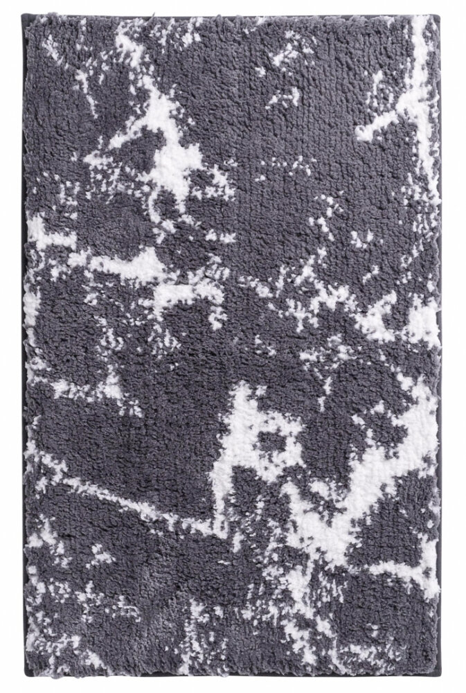 Изображение товара Коврик для ванной комнаты Ridder Marmor 60x90 см серый с резиновой подложкой