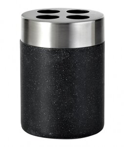 Изображение товара Стакан для зубных щеток Ridder Stone 22010210, черный