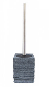 Изображение товара Ершик для унитаза Ridder Brick серый 38.5 см напольный из нержавеющей стали
