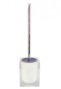 Изображение товара Ершик для унитаза Ridder Colours белый 22280401 напольный квадратный