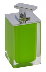 Изображение товара Дозатор жидкого мыла Ridder Colours 22280505 зеленый 300 мл компактный для ванной и кухни