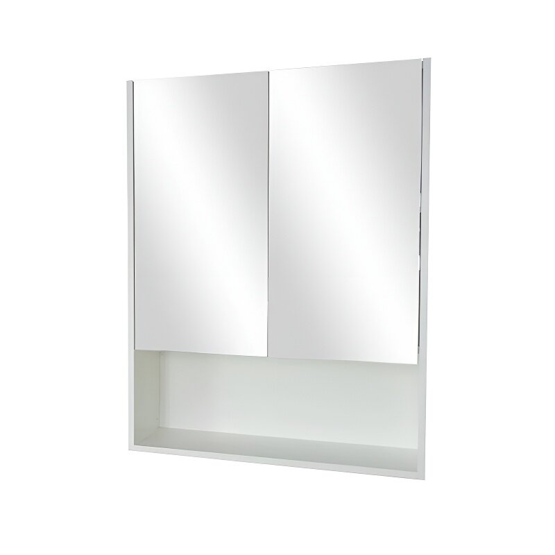 Изображение товара Зеркальный шкаф Bellezza Ницца 70 см белый с подсветкой, системы плавного закрывания