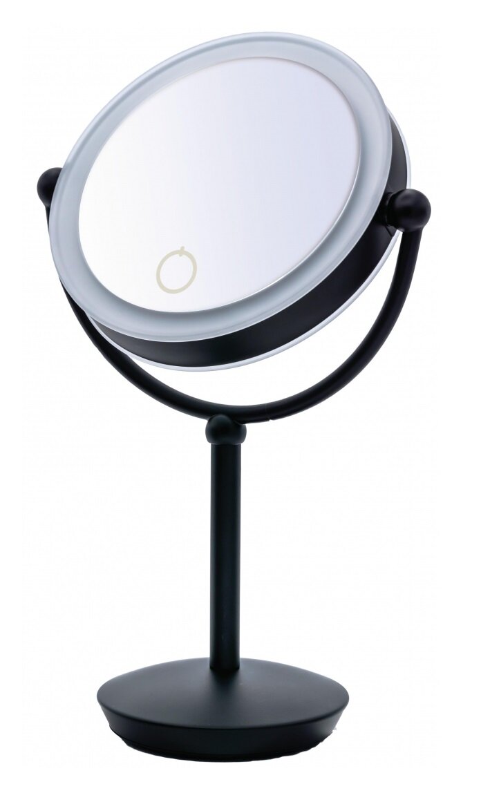Изображение товара Зеркало косметическое Ridder Moana O3207510 с подсветкой, 5x увеличение, черный