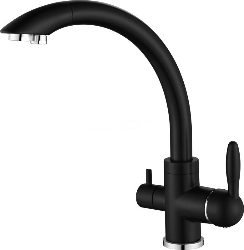 Изображение товара Смеситель для кухни Paulmark Essen Es213001-AN с подключением к фильтру антрацит