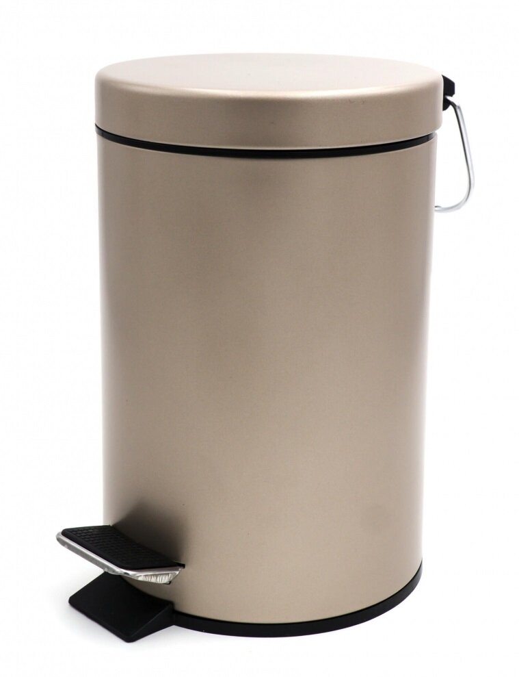 Изображение товара Ведро Ridder Ed 5 л с педалью, серый металлик, 2170807